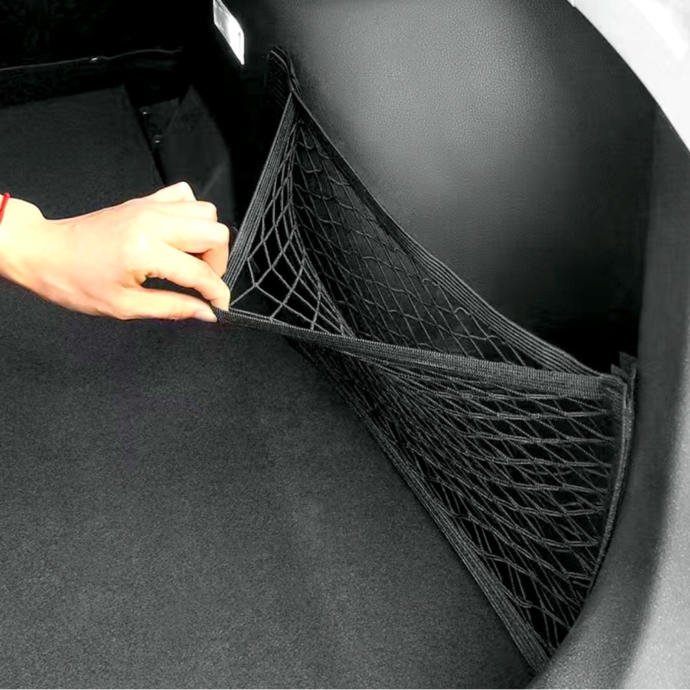 Car Trunk Double-layer Mesh Pocket Storage Mesh Bag